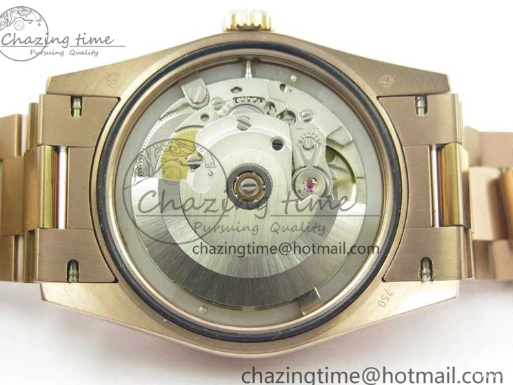 Day-Date Dial President RG on 128239 MOP Best Bp Edition Maker White Crystral Markers 36 Bracelet RG 0715
